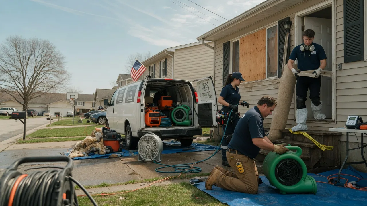 Water Damage Restoration in Milford, IN near me